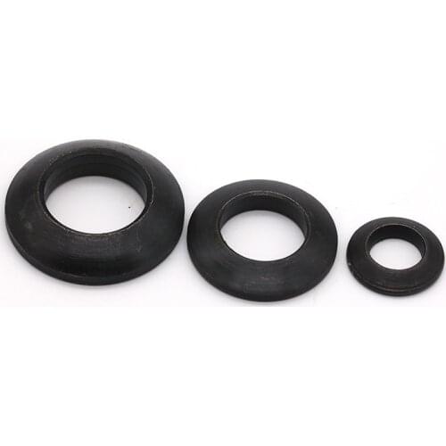 Blackened spherical washer convex GB849 GB850 conical concave gasket