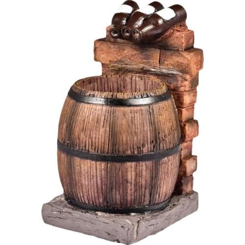 Resin Outdoor Fountain Garden Beer Self-Circulating Water Sculpture Decoration Statue Garden Lawn Decorative Crafts Ornaments