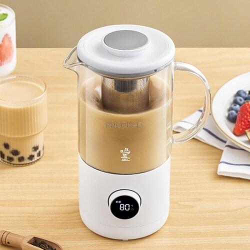 Portable Electric Coffee Maker 6 in 1 Milk Tea Machine Health Preservomg Pot Milk Frother Tea Maker Boil Water Kettle 500ml