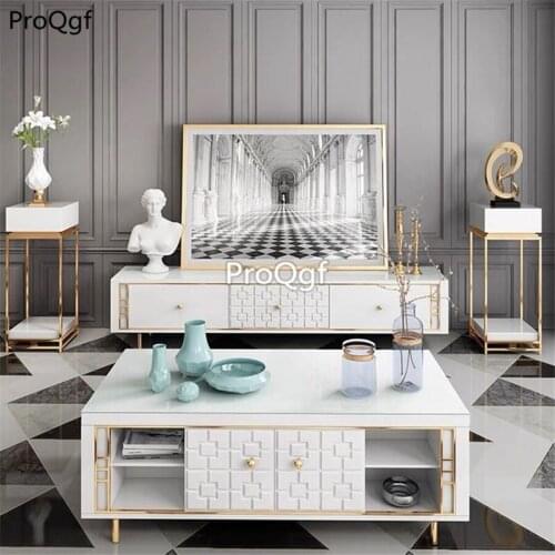 Prodgf 1Pcs A Set Simple Romantic ins TV Cabinet and Sofa Table