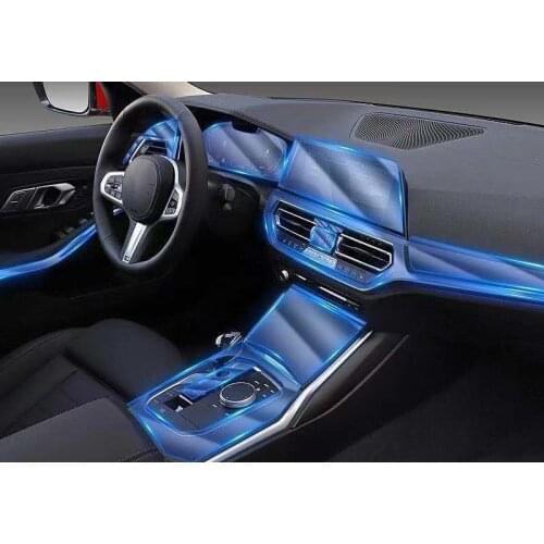 26pcs For BMW New 3 Series 20-21 325li Car-Styling Transparent Protective Film Central Control Film Car Accessories