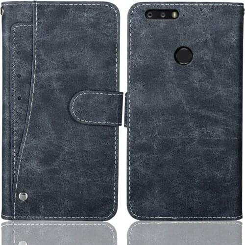 Luxury Wallet Yandex smartphone Case 5.65" Vintage Flip Leather Cases Business Protective Cover With Front Card Slots Phone Book