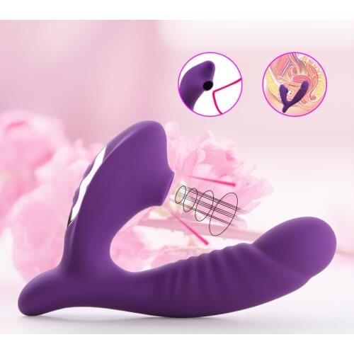 Silicone Vagina Sucking Vibrators 10 Speed Vibrating Oral Sex Suction Magic Wand Clit Stimulator Sex Toys for Woman Masturbation