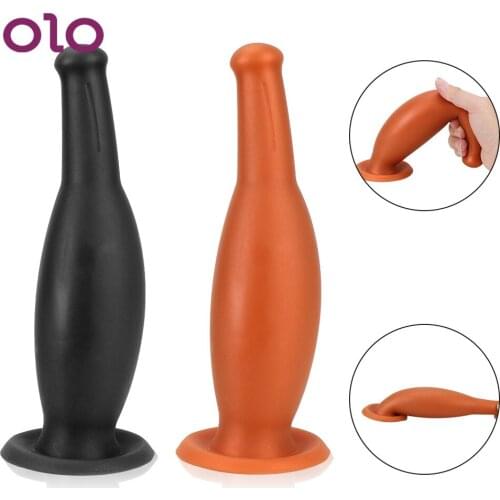 OLO Prostate Massage Anus Expansion Stimulator Anus Dilator Big Dildo Vagina Butt Plug Huge Anal Plug Sex Toy For Men Woman Gay