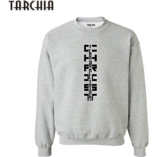 TARCHIA Autumn Men Cotton Hoodie Sweatshirts Casual Pullover Tops Plus Size Free Shipping Women Hoodies 070504