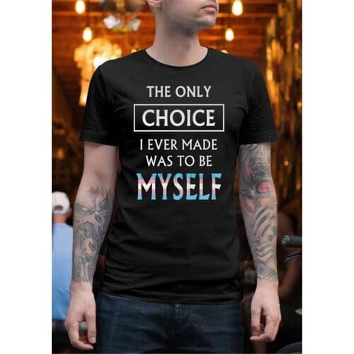 Transgender T Shirt Trans Man Shirt LGBT T Shirt Transgender Pride FTM Tee Style Round Tee Shirt