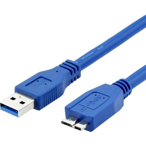 High Speed USB 3.0 A Male AM to Micro B USB 3.0 Micro B Male USB3.0 Cable 0.3m 0.6m 1m 1.5m 1.8m 3m 5m