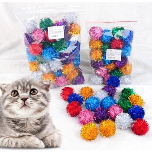 Cat Ball Candy color 20/50pcs per lot Soft Foam Play Balls For cat