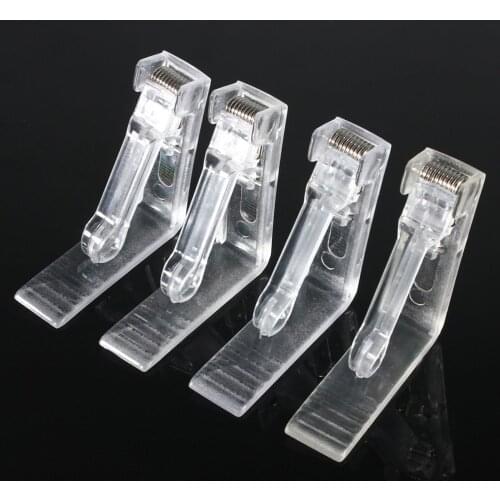 4Pcs Durable Clips Plastic Clear Tablecloth Table Cover Clips Holder Clamps Party Picnic Office School Supplies Stationery