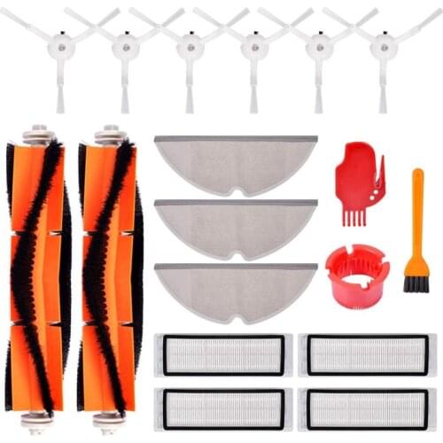 Promotion!18Pcs Accessory Kit for Xiaomi Mijia Roborock E35 E25 E20 S50 S5 S6 S51 Vacuum Cleaner Parts