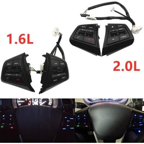 Car 1.6L/2.0L Cruise Control Buttons Remote Control Steering Wheel Button Switch For Hyundai Creta Ix25