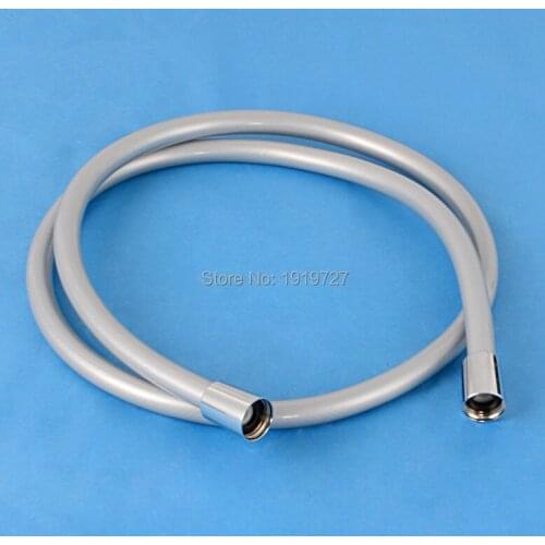 Bagnolux 1500mm Silver PVC Silicone Anti Bacteria Mold Pressure Hot Shower Pipe High Grade Metallic Handheld Shower Hose Nozzle