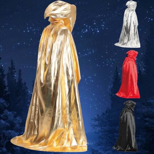Besegad Novelty Devil Witch Robe Vampire Dracula Hoody Cloak Long Tippet Cape Cloaks Toys Halloween Costume Fancy Dress Prop Toy