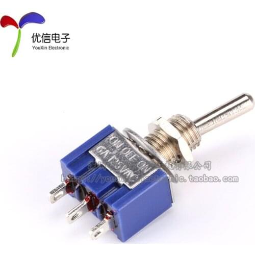 Button switch 103 single third gear twist switch toggle switch 6A 125VAC