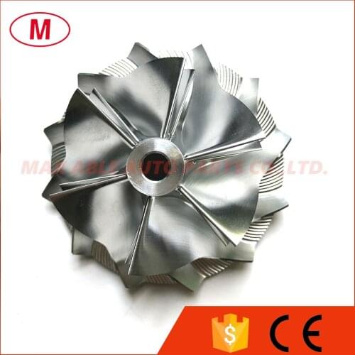 TD05H 52.56/70.01mm 6+6 blades Performance Turbo Billet compressor wheel/Aluminum 2618/Milling wheel for Turbocharger Cartridge