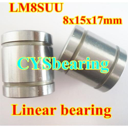 8MM LM8SUU LM8S SDM8S LM81517 LM-8S LB-8A SM-8S 8X15X17MM linear bearing linear Bush