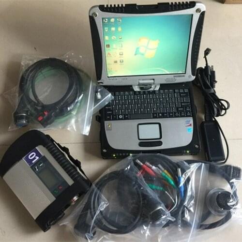 Mb Star c4 Sd Connect with Newest V2021.06 Software Well Installed CF19 Laptop Toughbook Diagnotic Scan Tool