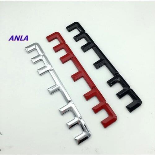 1pcs 3D metal MTM emblem car tail stickers auto Badge car styling for Volkswagen Passat Golf SAGITAR Audi A3 A5 A6 Q3 Q5 Q7 A4