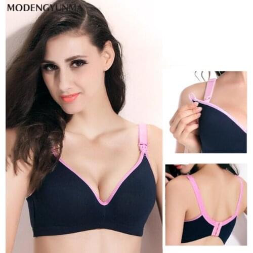 2021 New Breastfeeding cotton Maternity Nursing Bra sleep bras for nursing pregnant women soutien gorge allaitement underwear