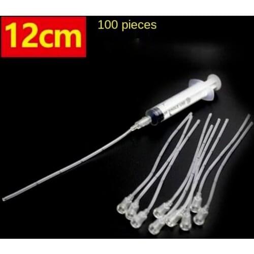 NEW 100 rectal administration tube disposable pediatric anal canal anal catheter child rectal enema tube with scale & Syringe