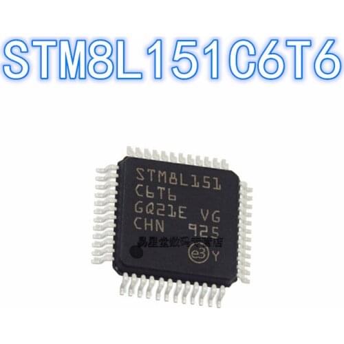 1PCS-10PCS 100% new original authentic STM8L151C6T6 QFP-48 8L151C6T6 QFP48 8-bit microcontroller chip