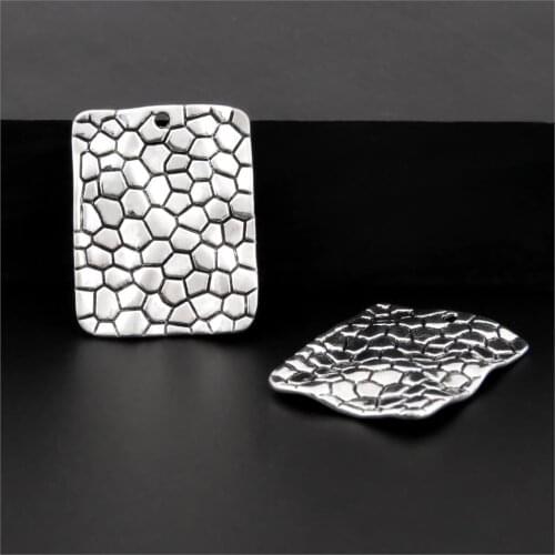 10Pcs Silver Color Sea Fish Scales Charms Ocean Summer Pendant Making Necklaces Ornaments Jewelry Handcrafts 17X22 mm A3156