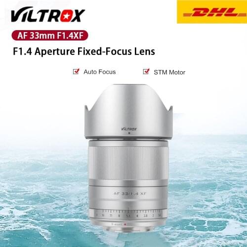 Viltrox 33mm F1.4 STM Autofocus Portrait Large Aperture Fixed Focus Lens APS-C For fuji X Mount X-T3/X20/X-T30/X-T20/X-T100