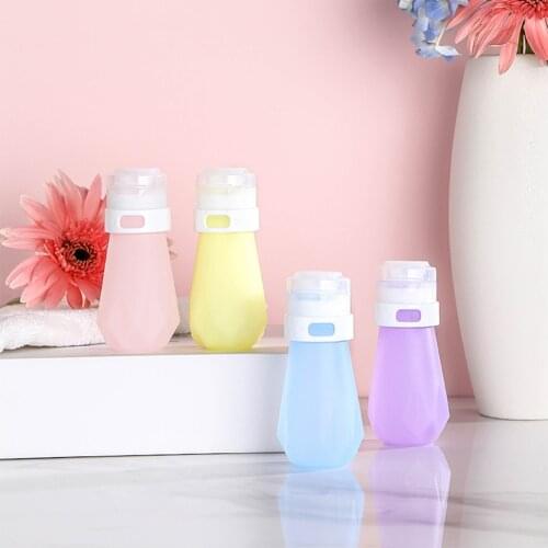 60ml Silicone Good Sealing Lotion Containers Travel Bottle Portable Travel Lotion Dispenser Bottles Leakproof Bathroom Essential