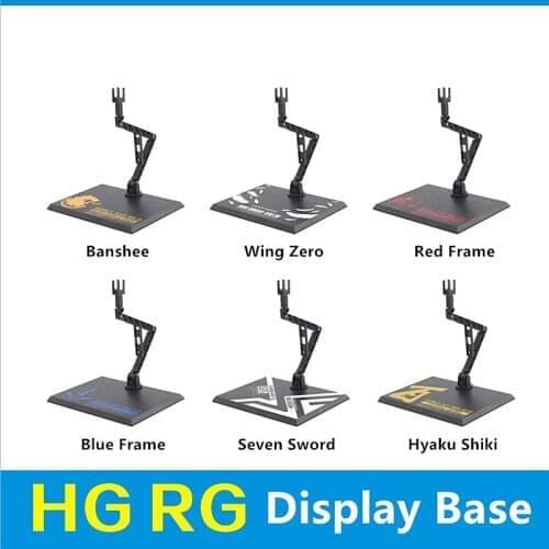 Common display Base stand for Bandai RG HG MG Unicorn Strike Freedom Wing Zero Sazabi Sinanju Red Frame Etc Gundam model D030