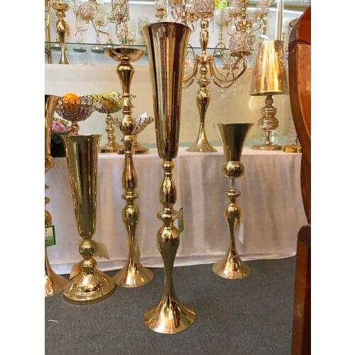 Wedding table tall centerpiece road lead T-stage flower vase display wedding decoration home furnishing flower stand