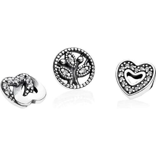 100% 925 Sterling Silver Angel, Star and Angel Wing Charms Bead Fits Floating Locket Necklace Women Petite Elements Pack Jewelry