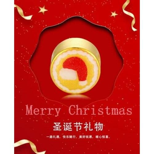 Gold Dust Christmas Gift Plated 3D Hard Gold Santa Claus Snowman Elk Sleigh Baby Men and Women Couple Bracelet Gift Jewelry