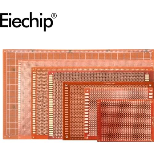1pcs/lot DIY Prototype Paper Printed Circuit Panel 5x7 7x9 10x15 12x18 10x22 13x25 15x18 18x30cm Universal PCB Board breadboard