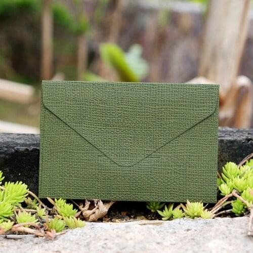 100pcs Greeting Written Envelope Mini VIP Membership Card After-sale Business Envelope Gift Stationery Greeting Card Invitation