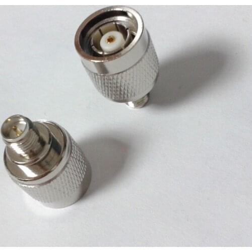 2pcs copper RP SMA Female Jack to RP TNC Plug Connector RF coaxial adapter