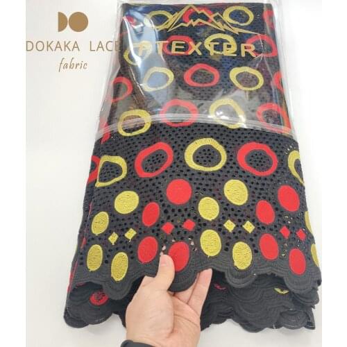 2020 High Quality African Dry Lace 100% Swiss Voile Lace In Switzerland Senegal Nigerian Embroidery Bride dress Tissu Cotton