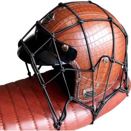 6 Hooks Motorcycle Luggage Net Motocross Net Helmet Mesh Cargo Net Mesh Bungee Mesh Helmet Holder Motorcycle Accessories