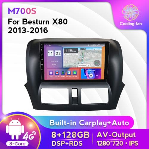 MEKEDE 4G+64G Android system Car Radio stereo for FAW Besturn X80 2013-2017 car dvd player gps navi car accessories 4G internet