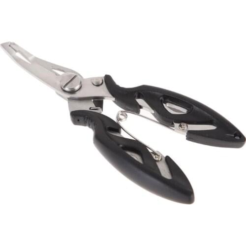 Fishing Plier Steel tackle Lure Hook Remover Line Cutter Scissors