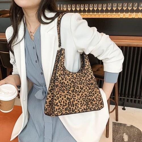 PU Leather Crossbody Bags for Women 2021 Designer Luxury Shoulder Bag Leopard Womens Handbag Female Baguette Bag and Purses