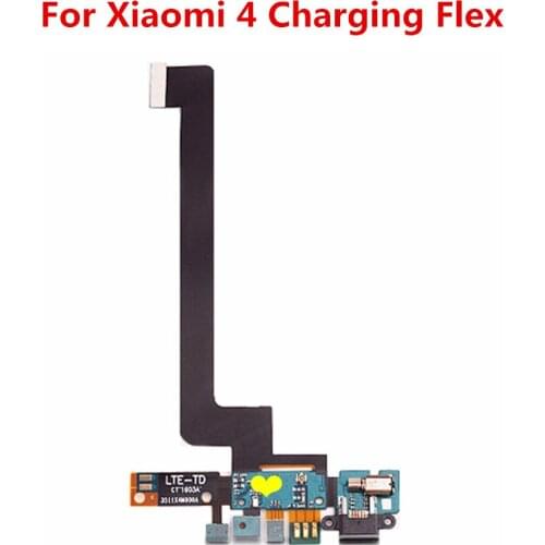 10pcs For Xiaomi 4C 4i 4S Mi4s USB Charging socket Board Flex Cable Connector repair parts for Xiaomi 4 Mi 4 Mi 4S