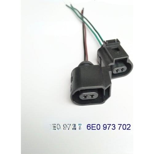 1PCS 6E0973702 6E0 973 702 Car ABS Sensor Wiring Plug Connector Cable For Audi A4 Q3 VW Golf 6 7 Jetta Passat B6 Skoda Octavia