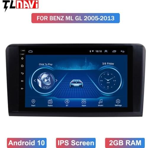 Android 10 Car GPS FOR BENZ ML 320/ML 350/W164(2005-2012) GL Multimedia Navigation head unit radio stereo