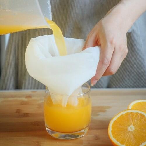 Middle Size Soybean Milk Filter Ultra-Fine Milk Juice Wine Filters Bag Bean Curd Bags Filling Wine Kitchen Tools Accesories