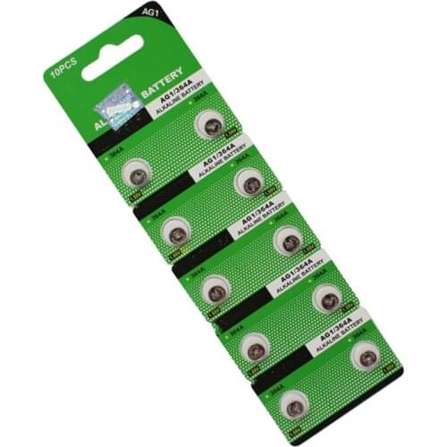 10pcs/lot SR621SW AG1/LR621/364 Watch Battery Environmental protection button cell