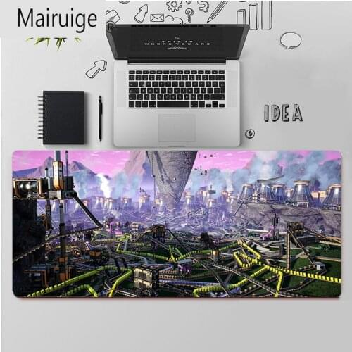 Mairuige mouse pad anime pc gamer office work accessories desk mat natural rubber xl gamer mousepad gaming desk 40x90cm Non-slip