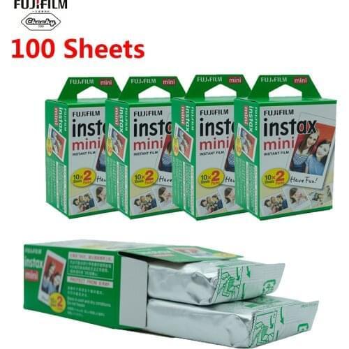 Fujifilm Instax 10 20 40 60 80 100 Sheets Mini Film For Fuji Instax Instant Camera Photo Film Paper or Mini 7s/8/25/90/9/11