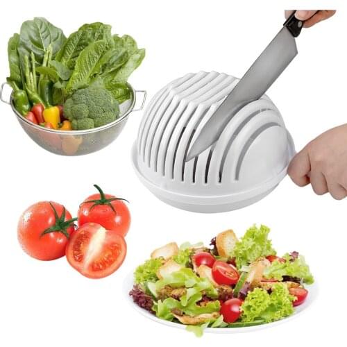 Multifunctional Fruit Salad Bowl Creative Wave-shaped Vegetables and Fruits Cutting Bowl Fruit Plate