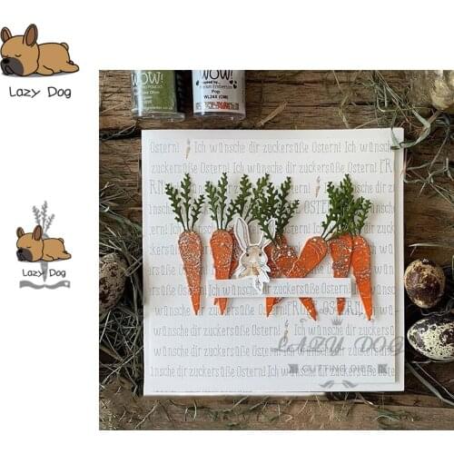 Carrot Vegetable Metal Cutting Dies Scrapbooking Stencil DIY Decorative Craft Embossing Die Cuts Card Making New Dies For 2020