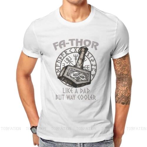 Fathers day Daddy Grandpa Mens TShirt Viking Fa-Thor Distinctive T Shirt Harajuku Sweatshirts New Trend